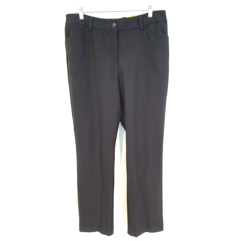 Alfani Size 14 Straight Leg Dress Pants